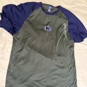 NCAA Penn State Short Sleeve Shirt in Navy & Gray
